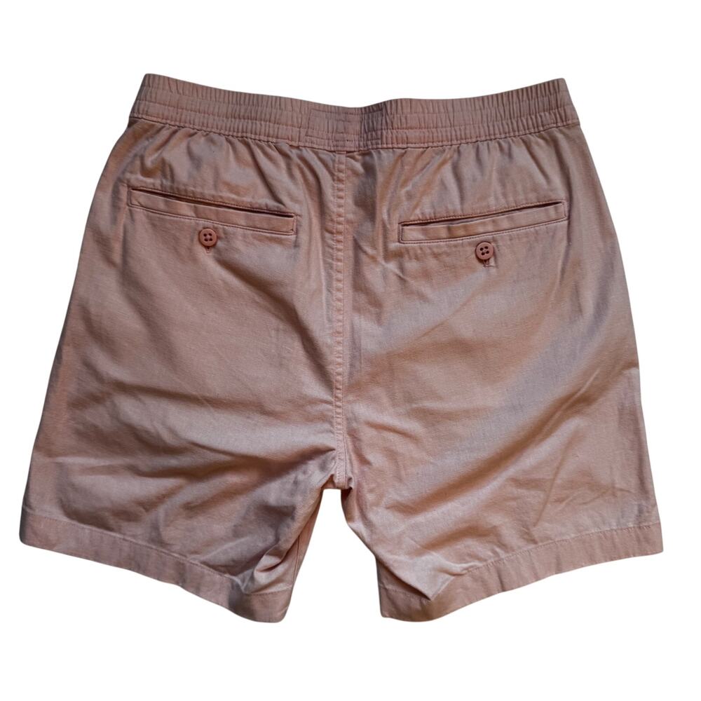 Abercrombie Linen Cotton Shorts Mens Medium Coastal Euro Vacation Cruise Pockets - Picture 3 of 14